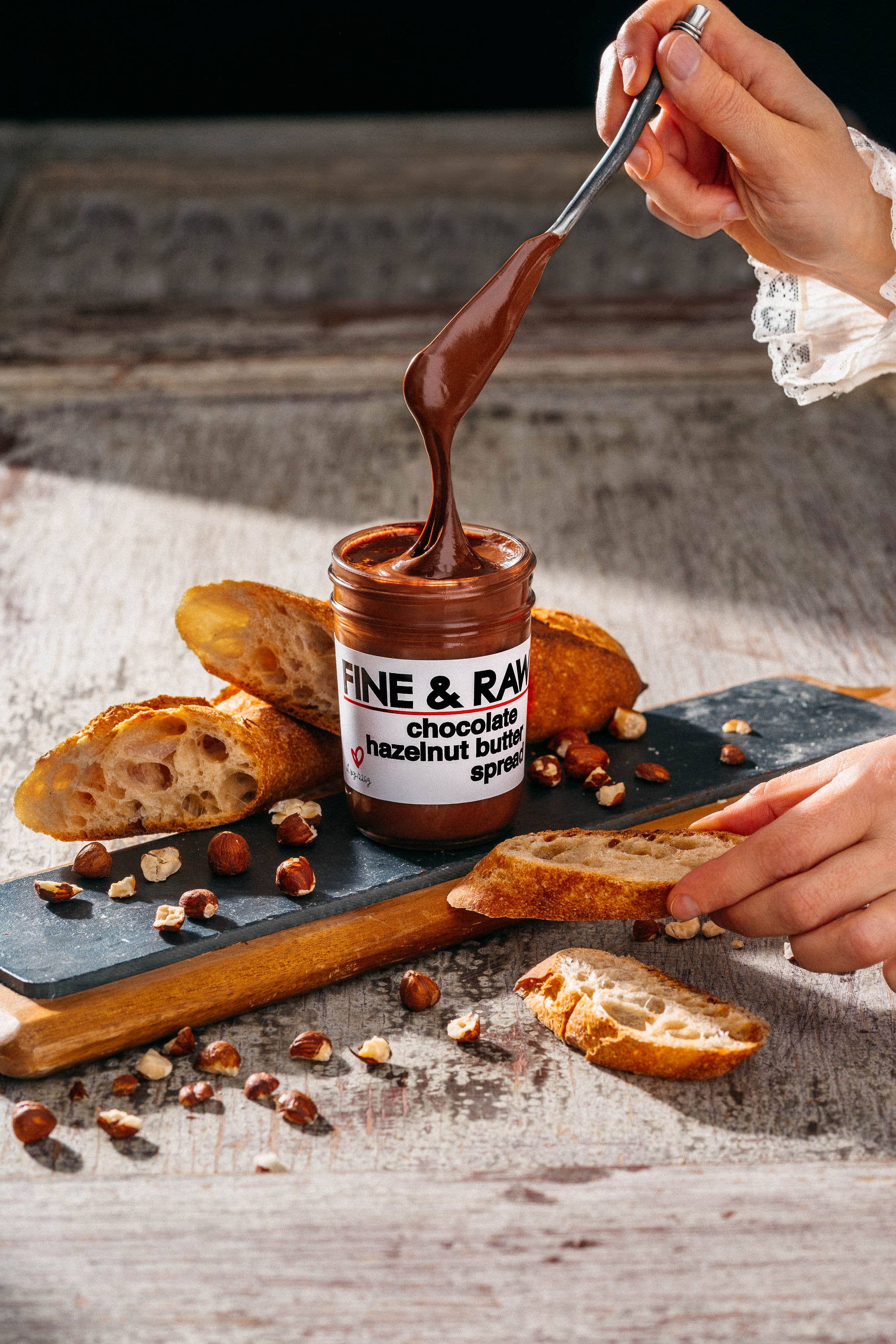 Chocolate Hazelnut Butter Spread | FINE & RAW