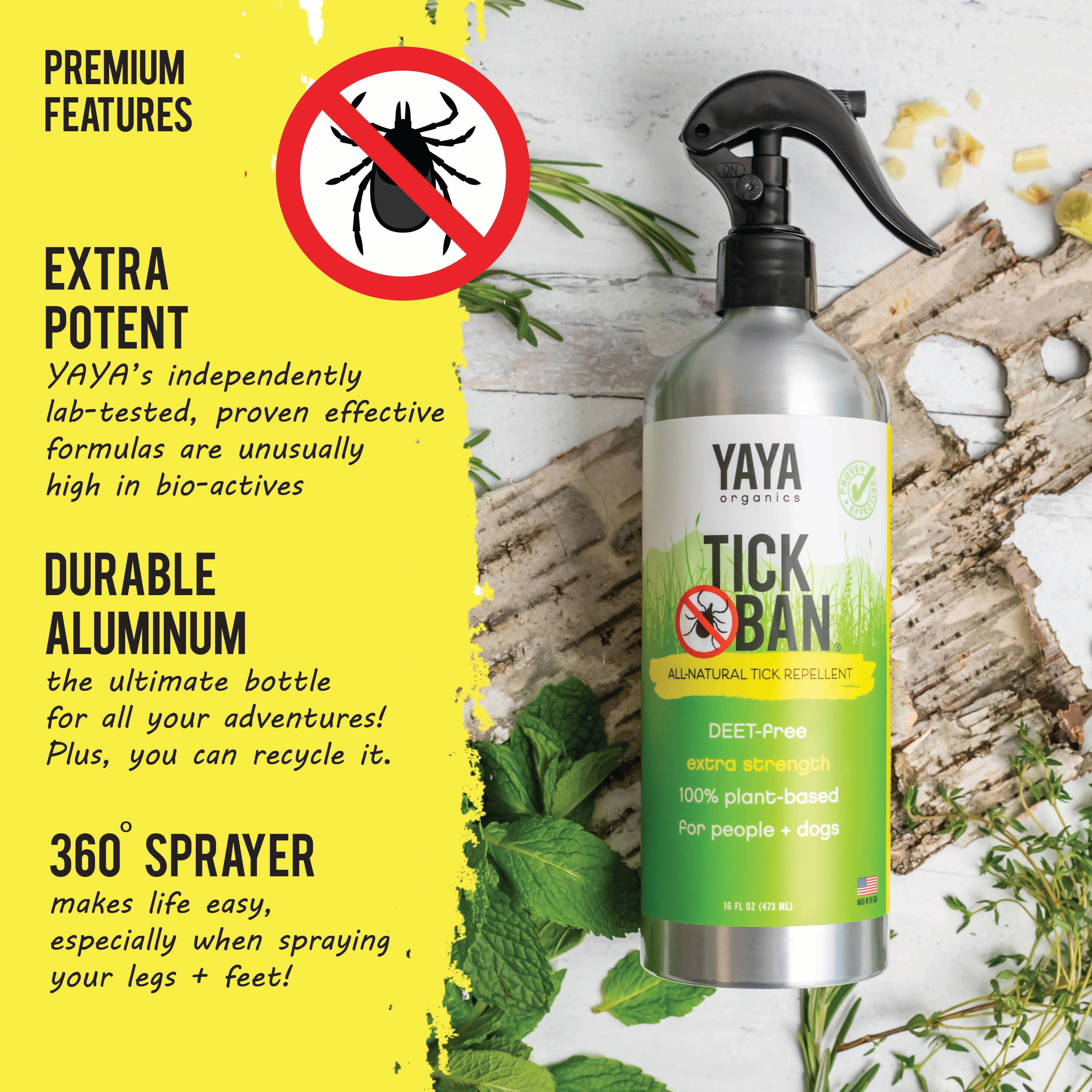 Tick Ban All-Natural Tick Repellent - 16 oz | Yaya