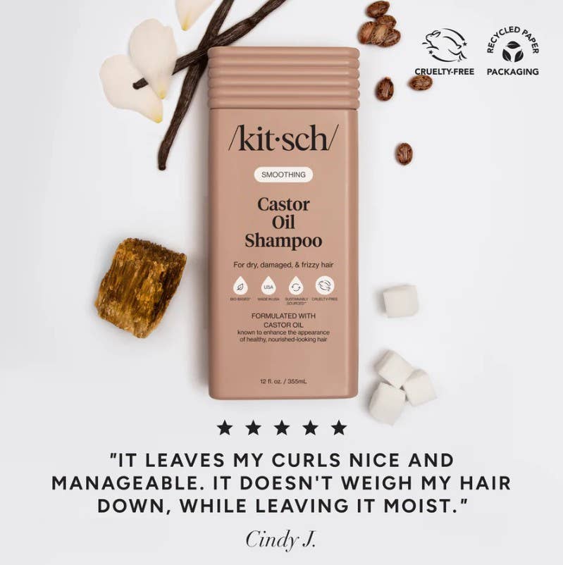 Smoothing Castor Oil Shampoo | KITSCH