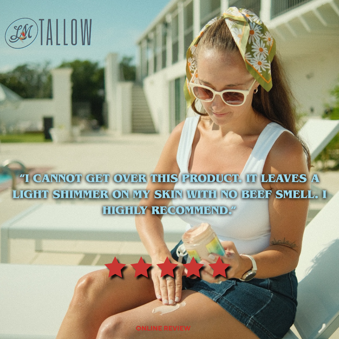 Luminous Bronze Whipped Tallow Moisturizer | Lady May Tallow