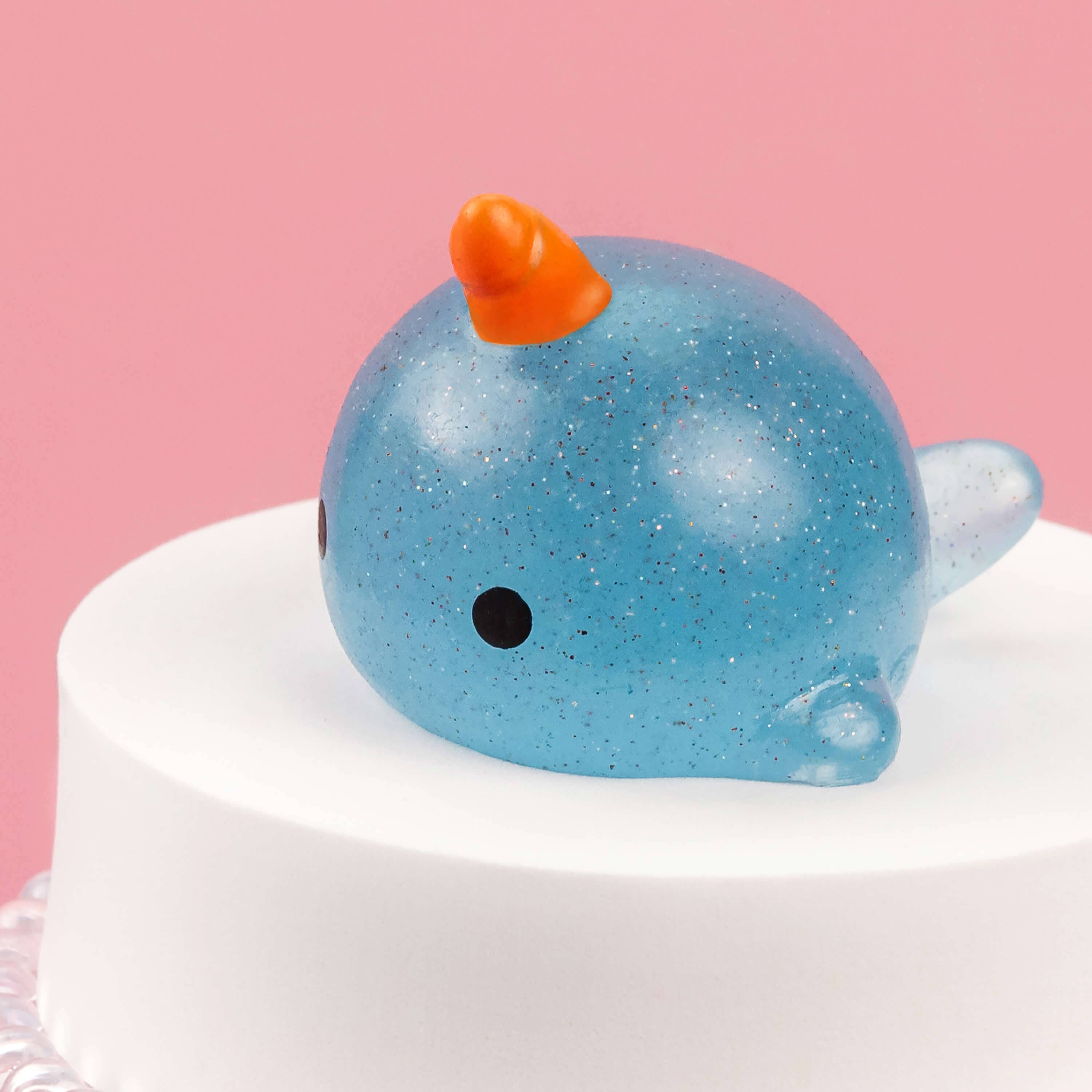 Jumbo Glitter Mochi Squishy Toy | Kawaii Slime