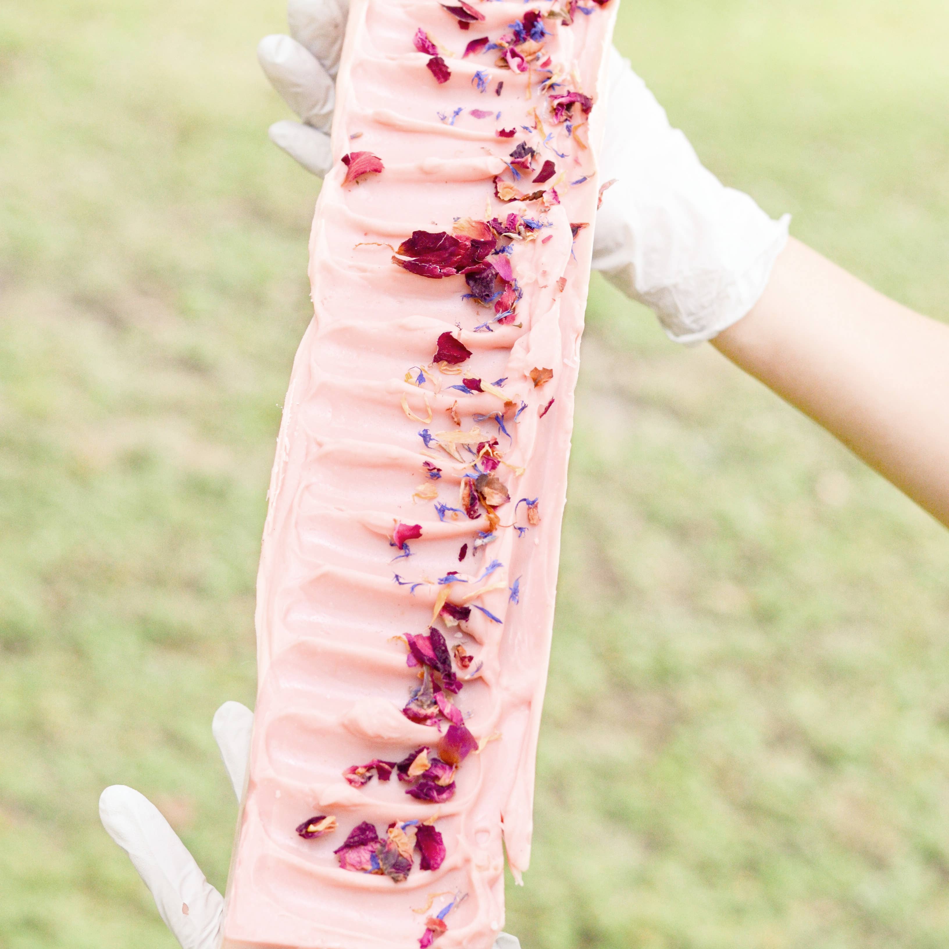 Wild Rose + Honey | Goat Milk Soap | Pretty Farm Girl