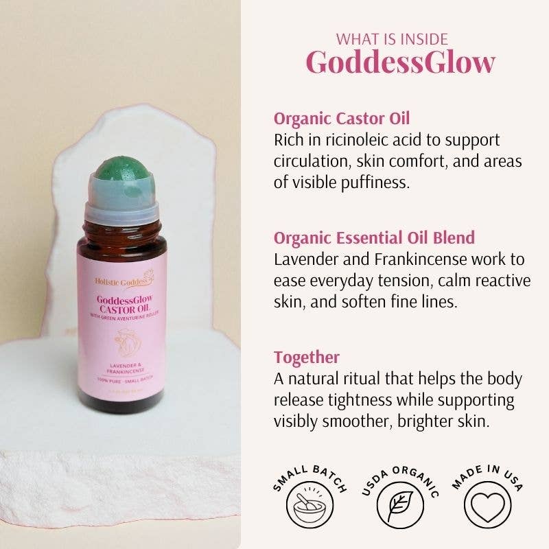 The GoddessGlow Castor Oil Roll-on | Holistic Goddess