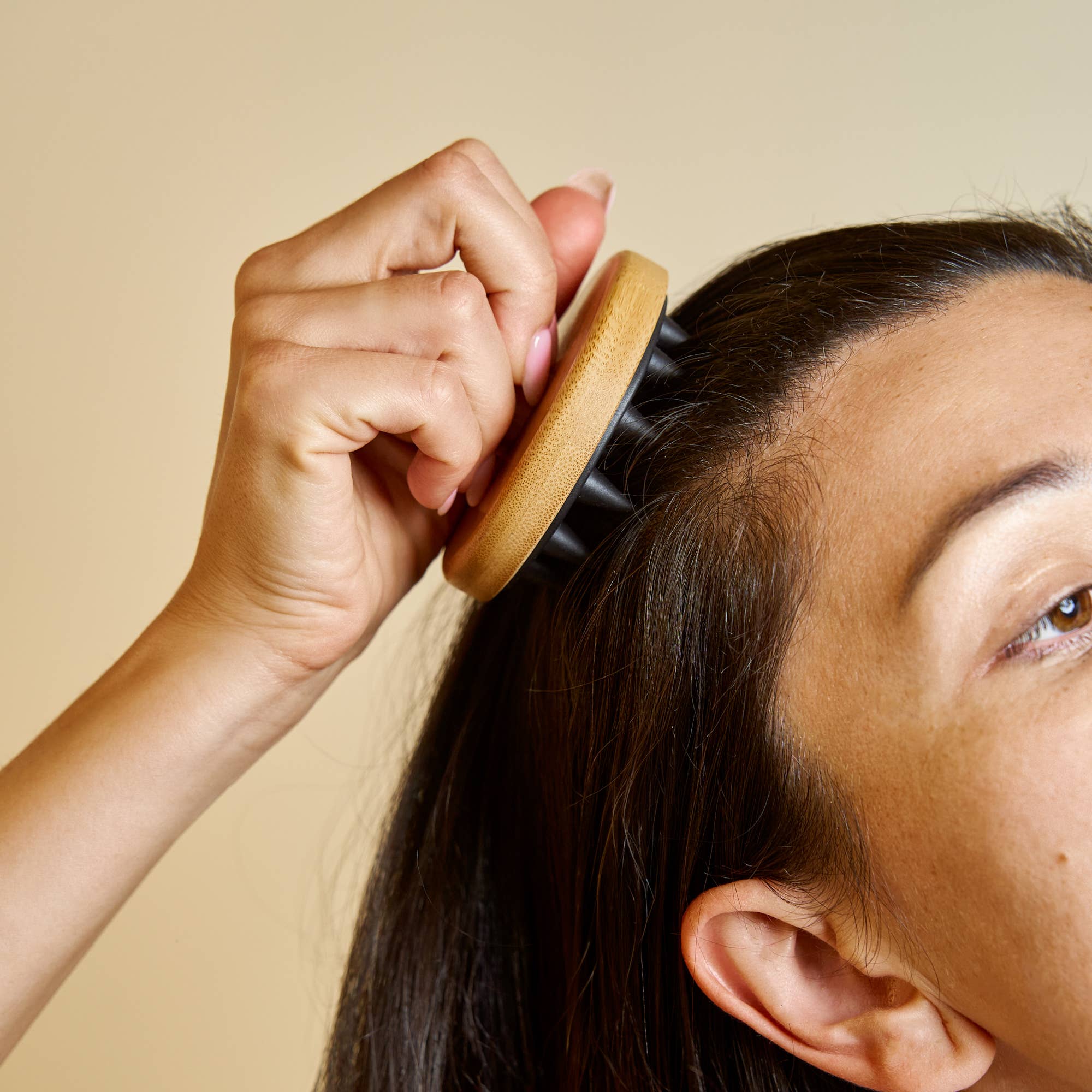 Bamboo and Silicone Scalp & Body Massager | Bamboo Switch