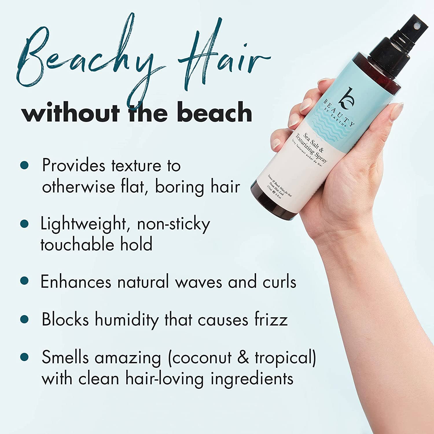 Sea Salt Spray Hair Texturizer | Beauty By Earth