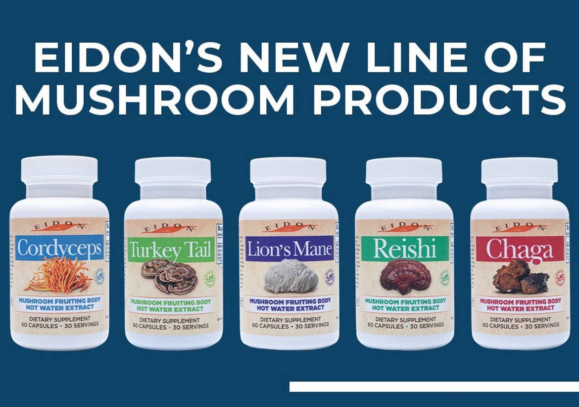 Cordyceps Mushroom Extract Capsules | Eidon Ionic Minerals