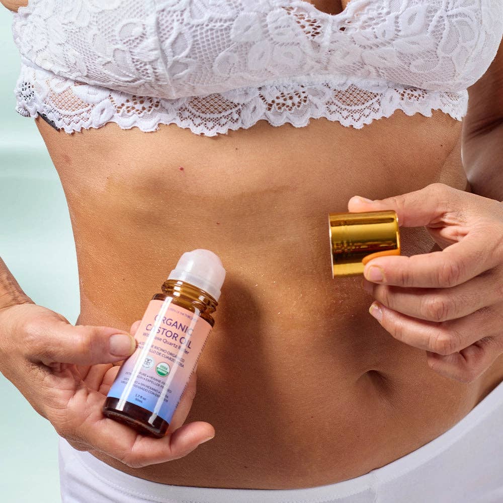 Organic Castor Oil Roll-On 1.7oz | Queen of the Thrones