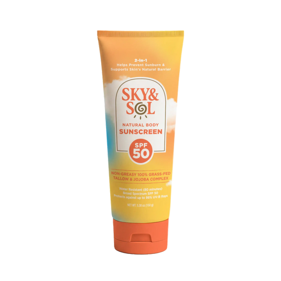 Natural Body Sunscreen SPF 50 5.3oz | Sky and Sol