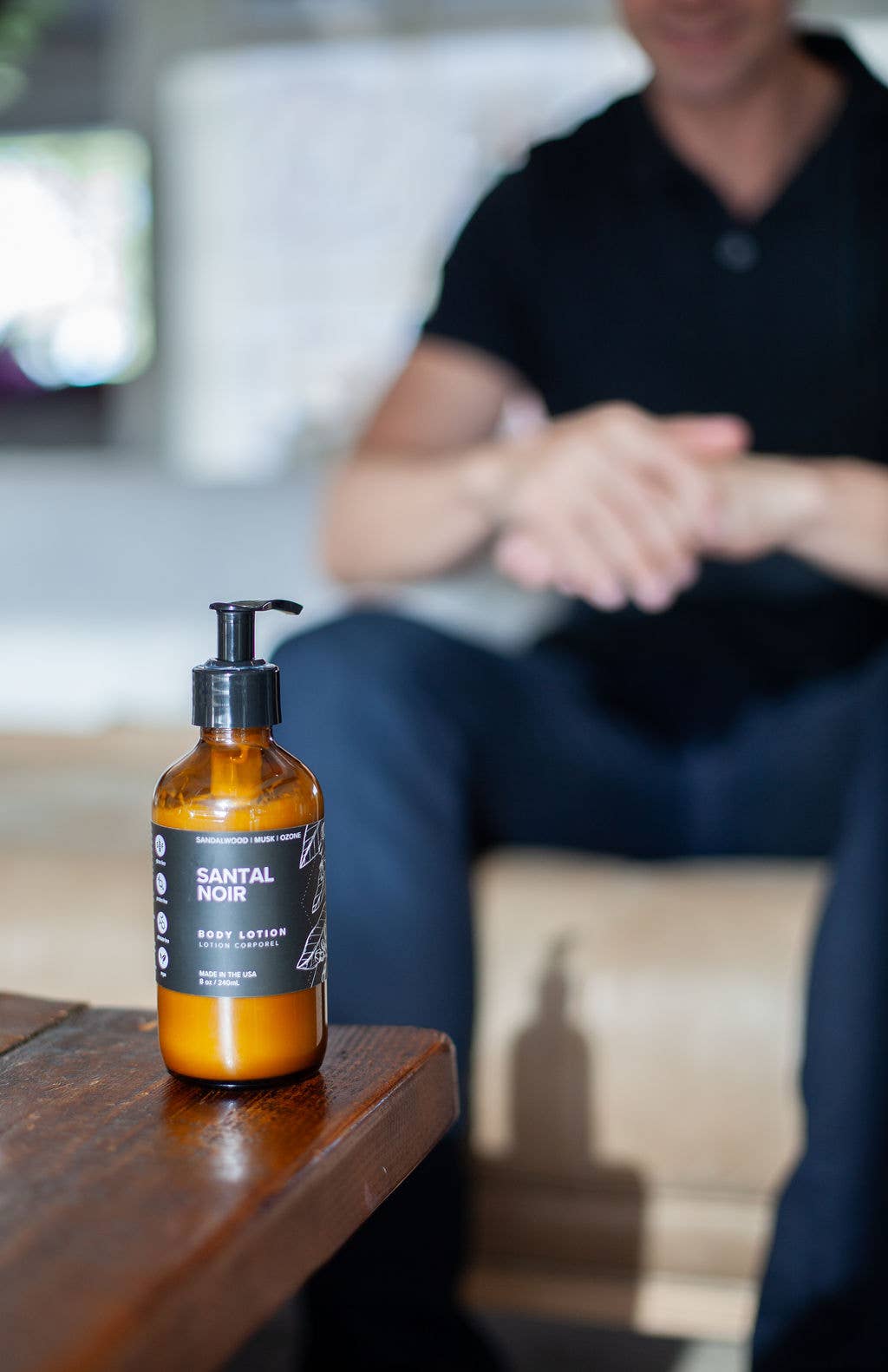 Santal Noir - Hand & Body Lotion- Men's | Broken Top