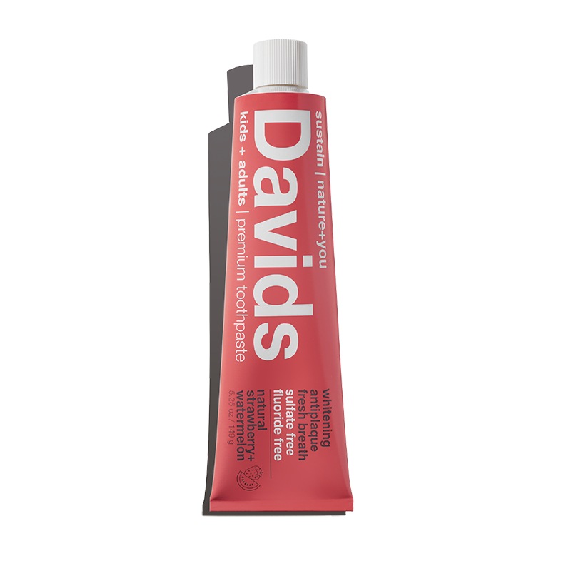 Davids Kids+ Adults Premium Toothpaste Strawberry Watermelon | Davids