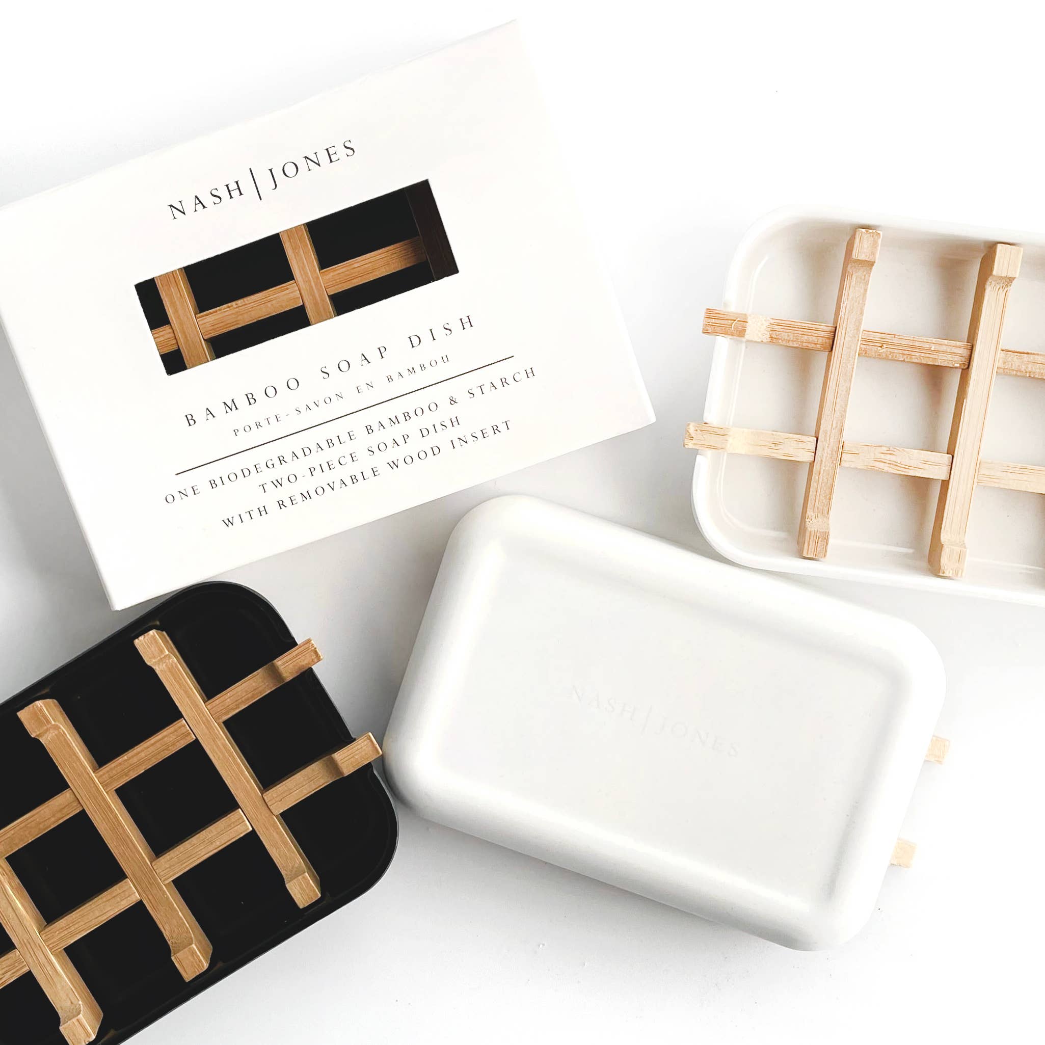 Bamboo Soap Dishes | Nash and Jones