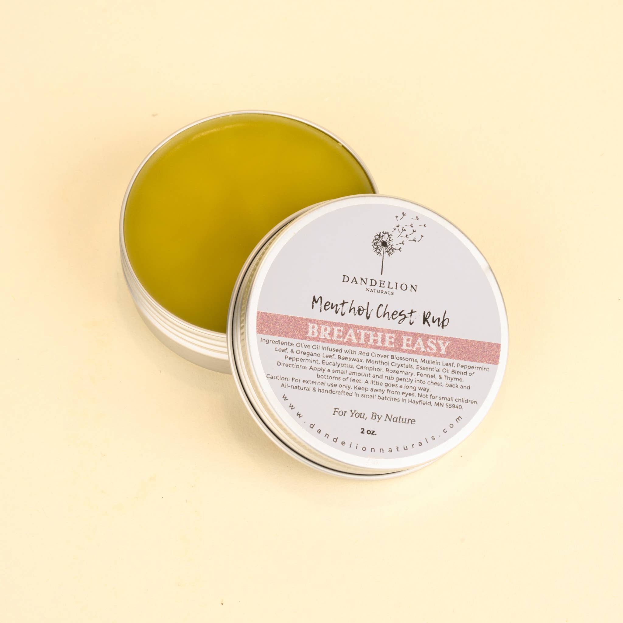 Breathe Easy Salve | Dandelion Naturals