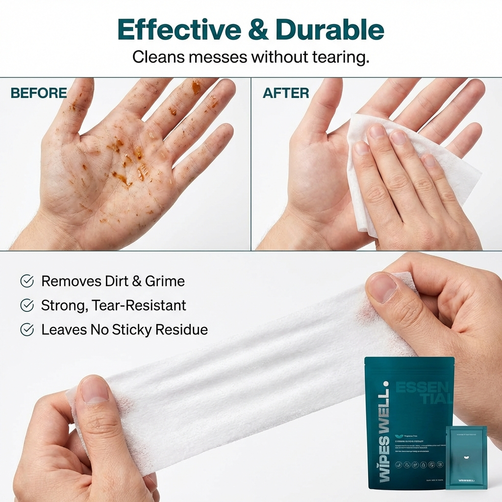 Premium Essentials Wipes | Wipes Well