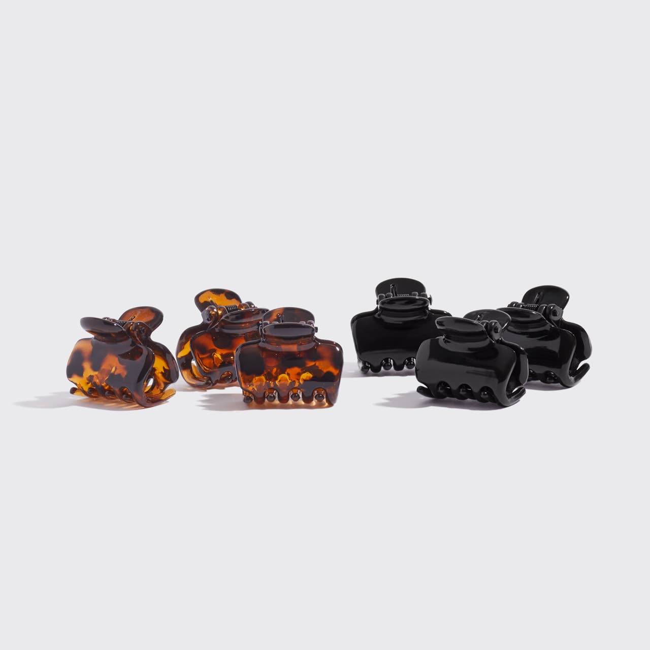 Recycled Plastic Medium Puffy Claw Clips 2pc Set | Kitsch