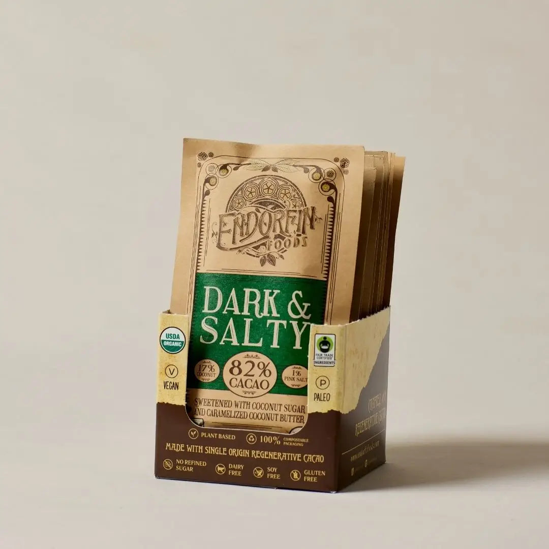 Endorfin Dark & Salty Dark Chocolate Bar | Coracao