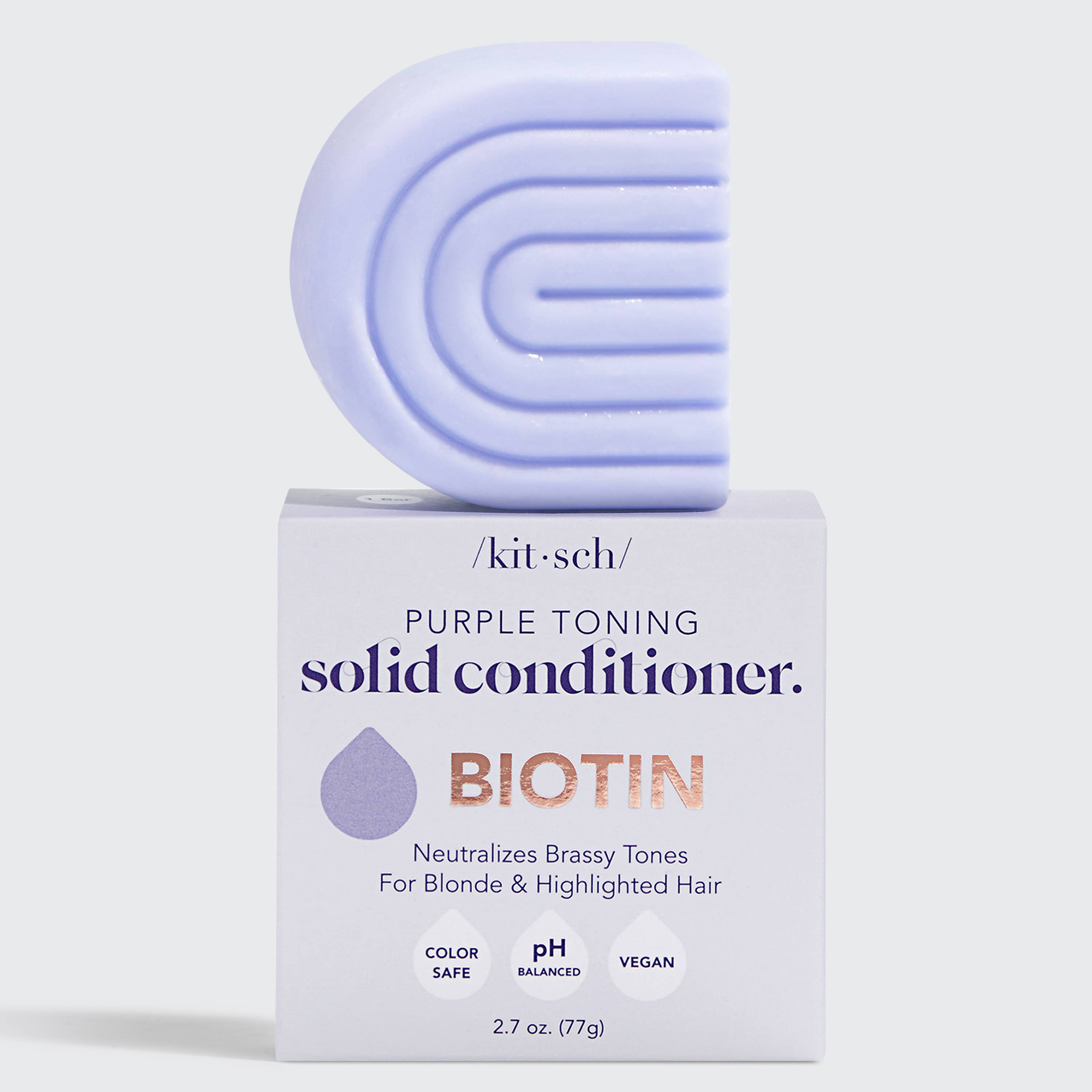 Purple Toning Solid Conditioner Bar | Kitsch