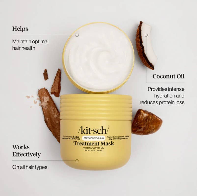 Moisturizing Coconut Oil Deep Conditioning Treatment Mask | Kitsch