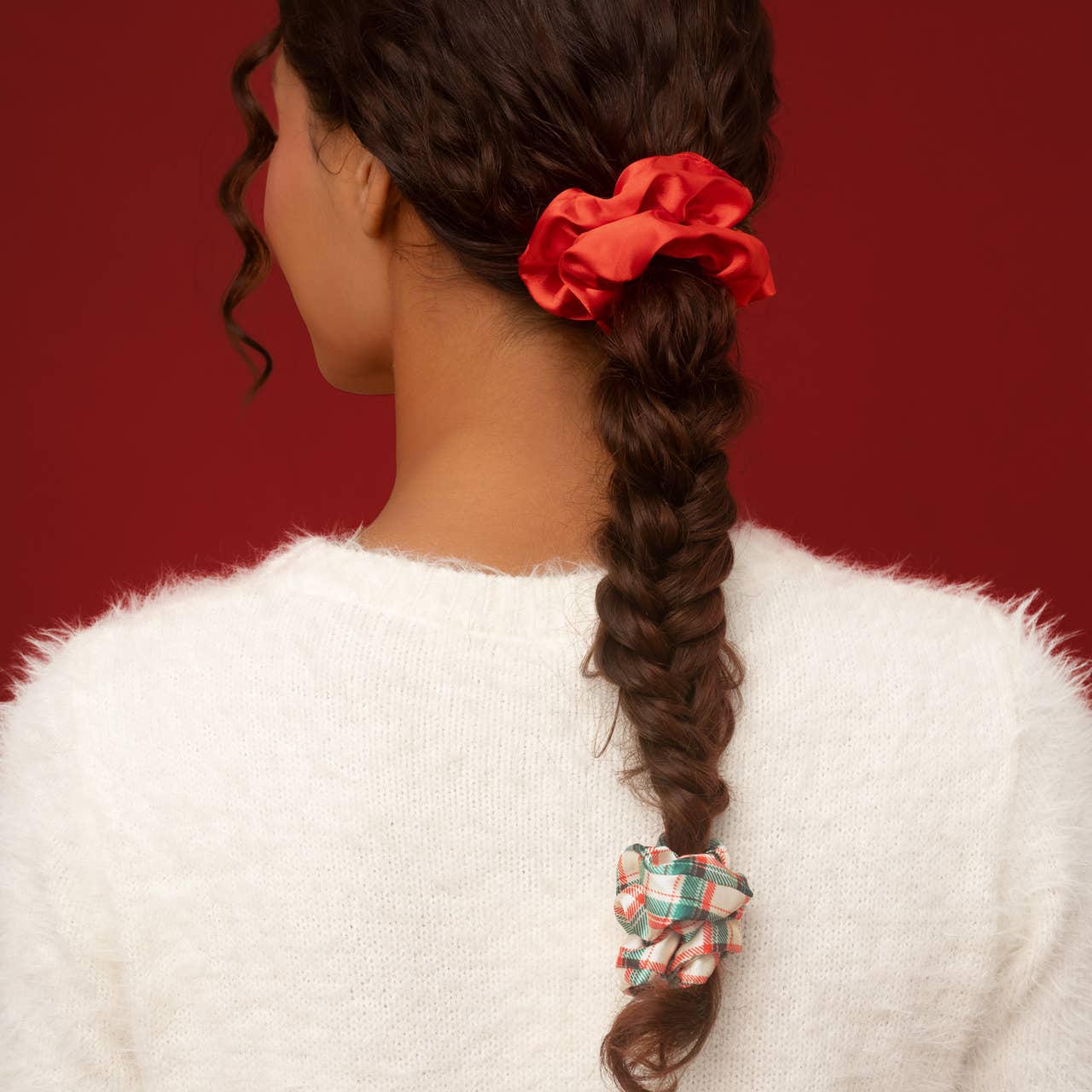 Holiday Scrunchies 3pc Set - Multi-color | KITSCH