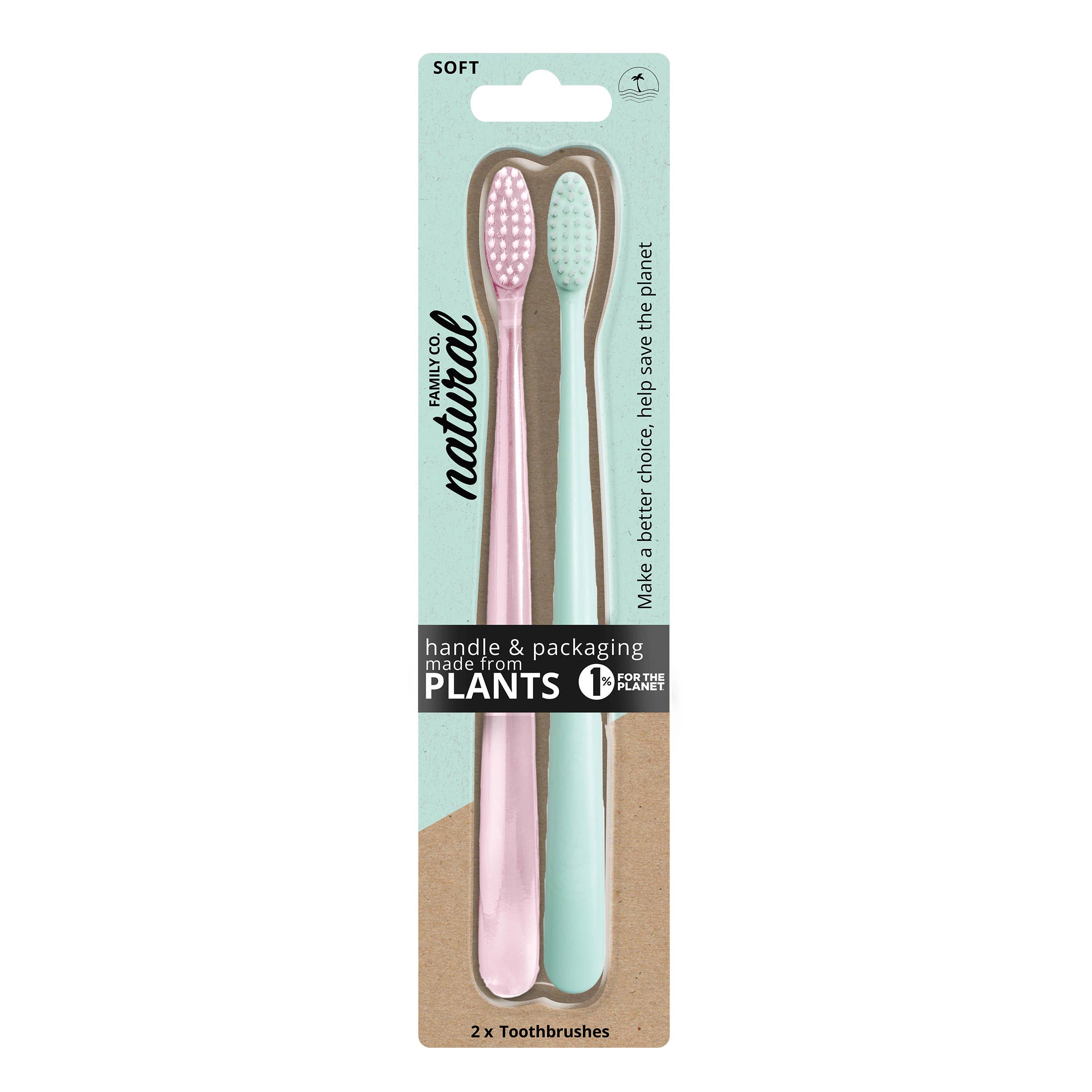 NFco Toothbrush Twin Pk | Jack N' Jill Kids