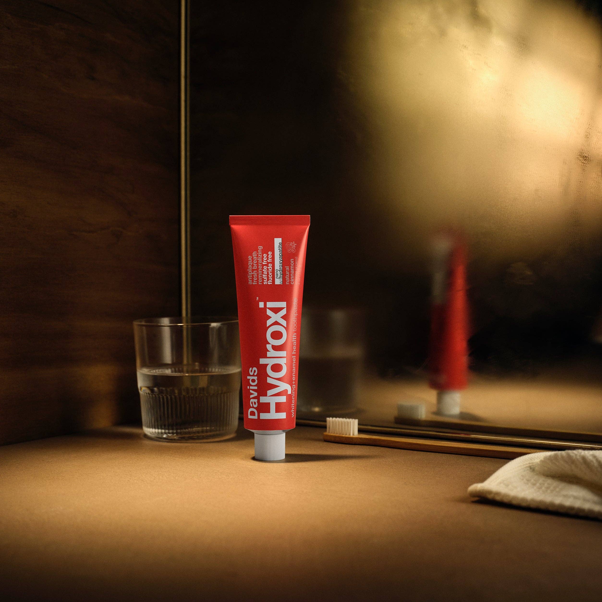 Hydroxi™ Whitening+ Enamel Health Toothpaste - Natural Cinnamon | Davids Health Sciences, Inc