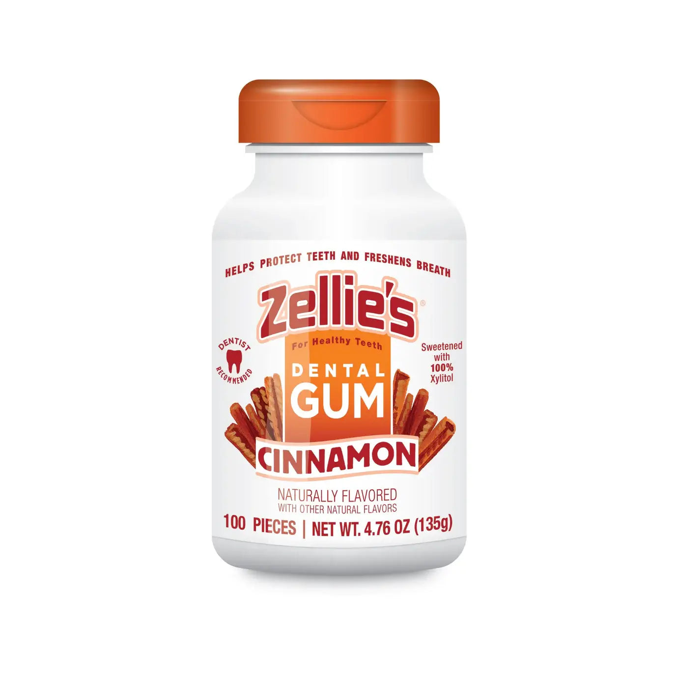 Zellie's Xylitol Dental Gum - Cinnamon | Zellies