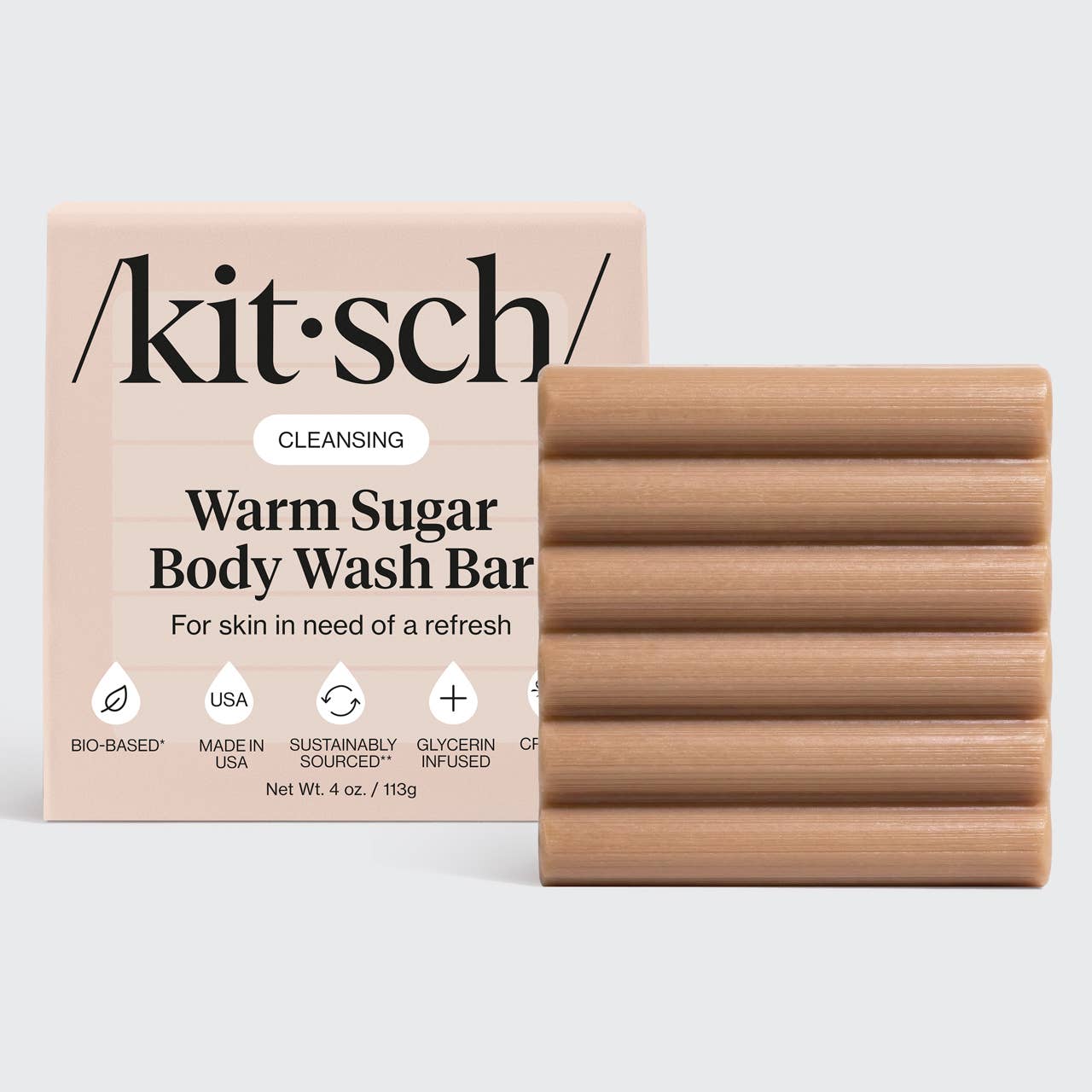 Cleansing Warm Sugar Body Wash Bar | KITSCH