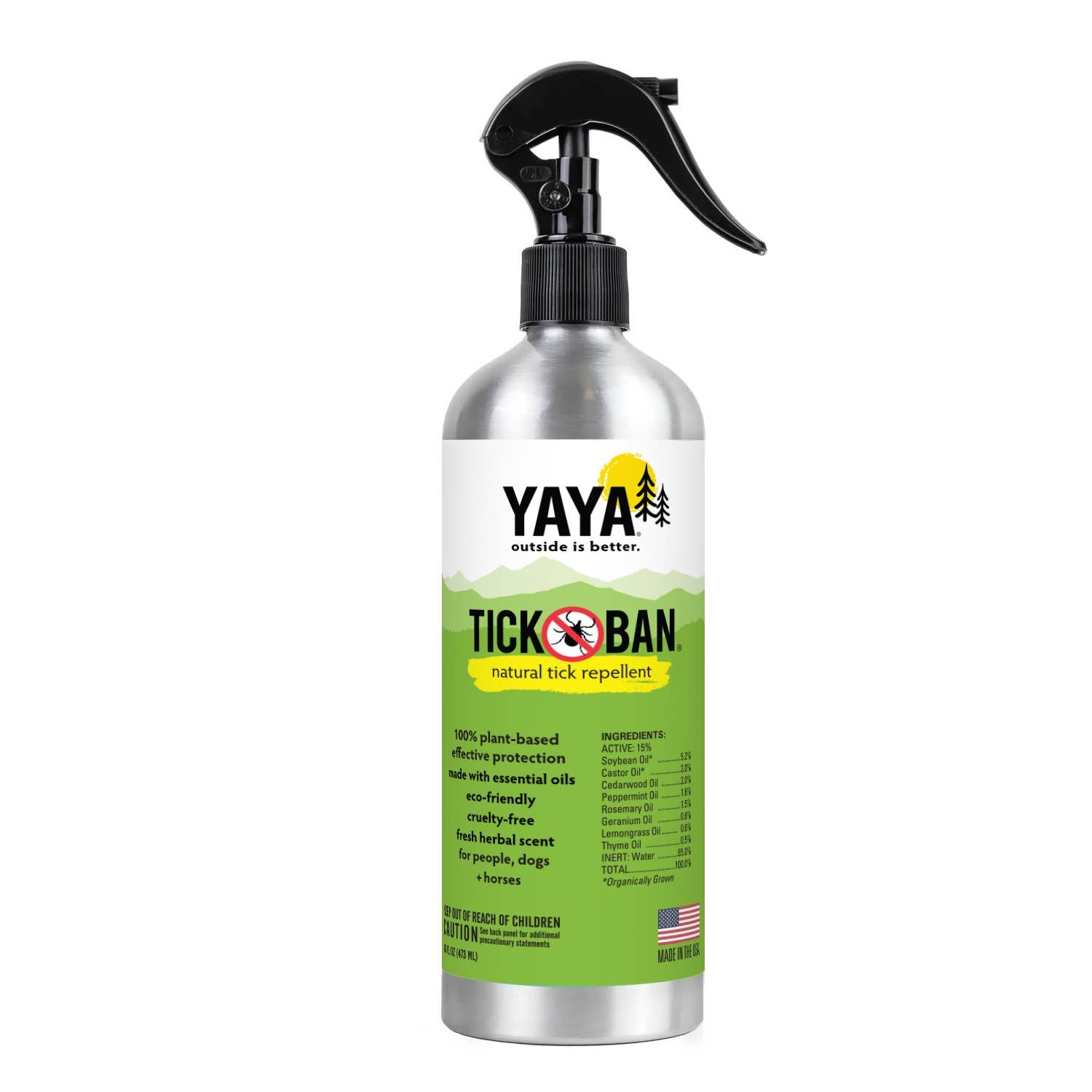 Tick Ban All-Natural Tick Repellent - 16 oz | Yaya