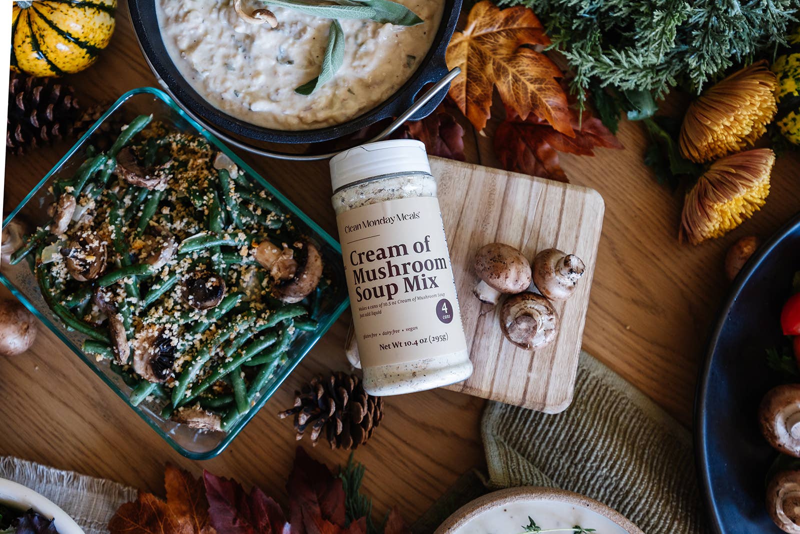 Cream of Mushroom Soup Mix | Clean Monday Meals