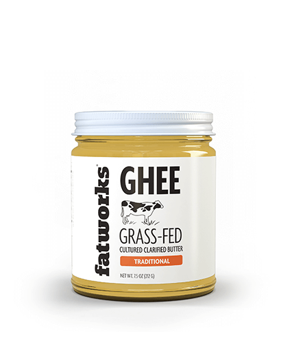 Cultured Ghee Made From 100% Organic Butter 7.5 OZ | Fatworks