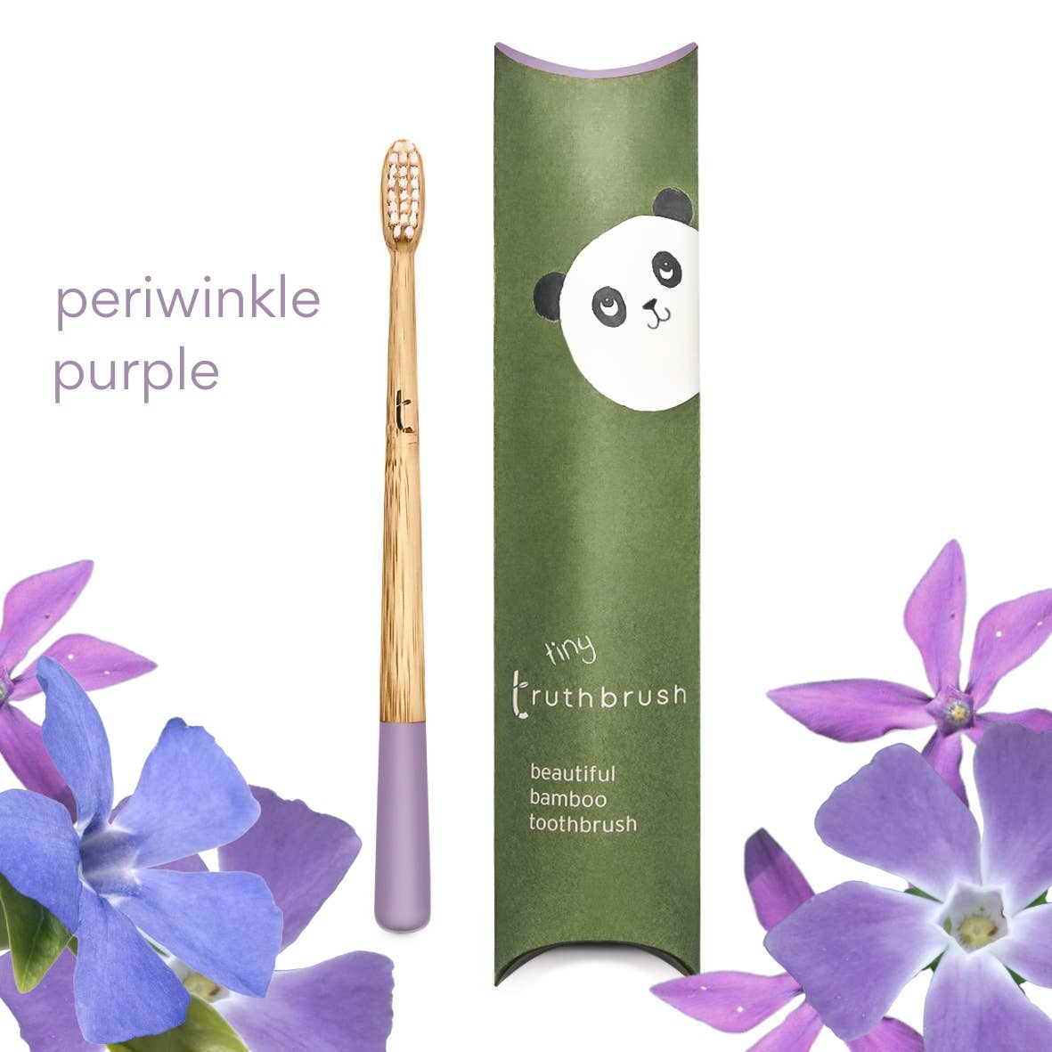 Periwinkle Purple Tiny Truthbrush with soft bristles | Toothbrush LLC