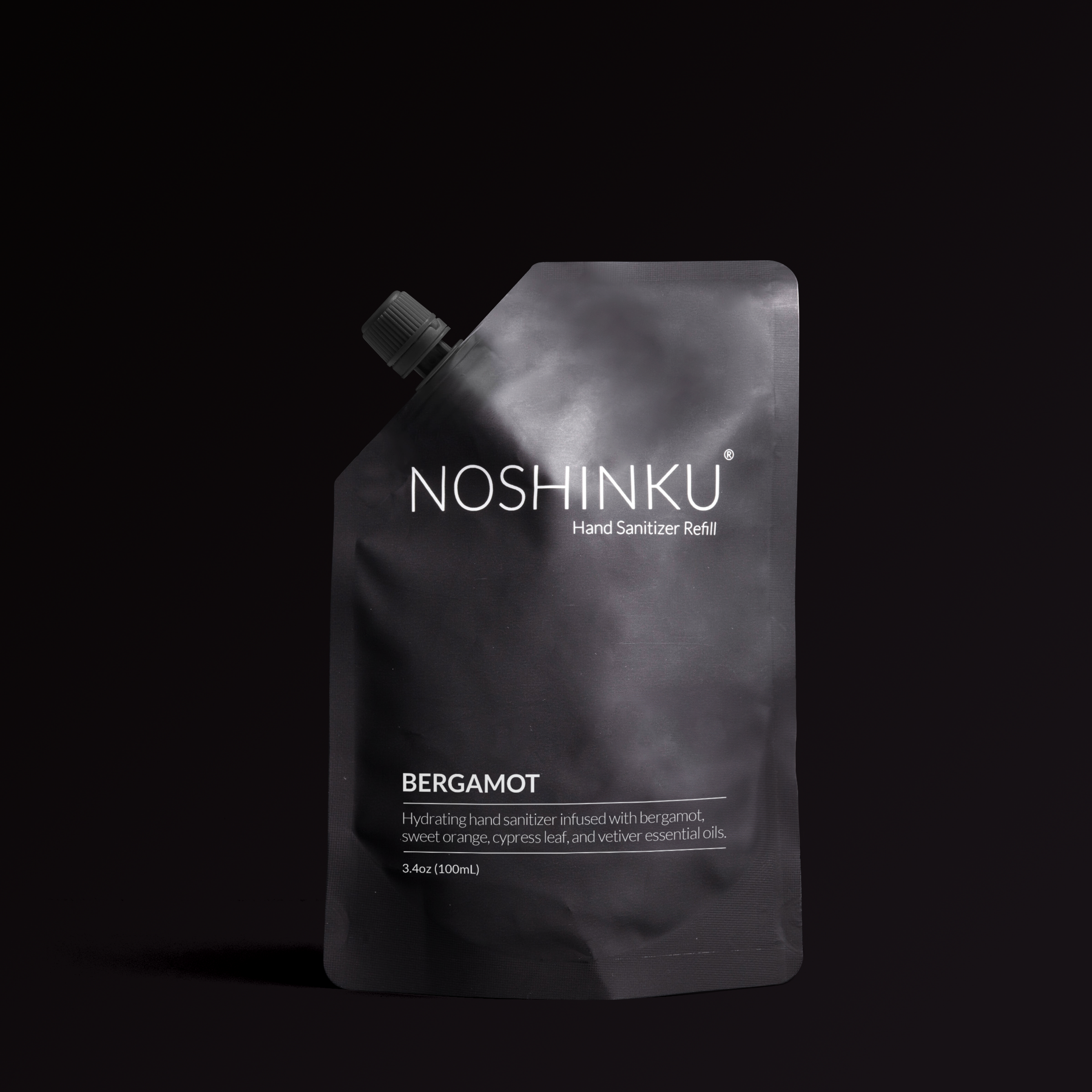 Bergamot Cypress Hand Sanitizer Refill Pouch | Noshinku
