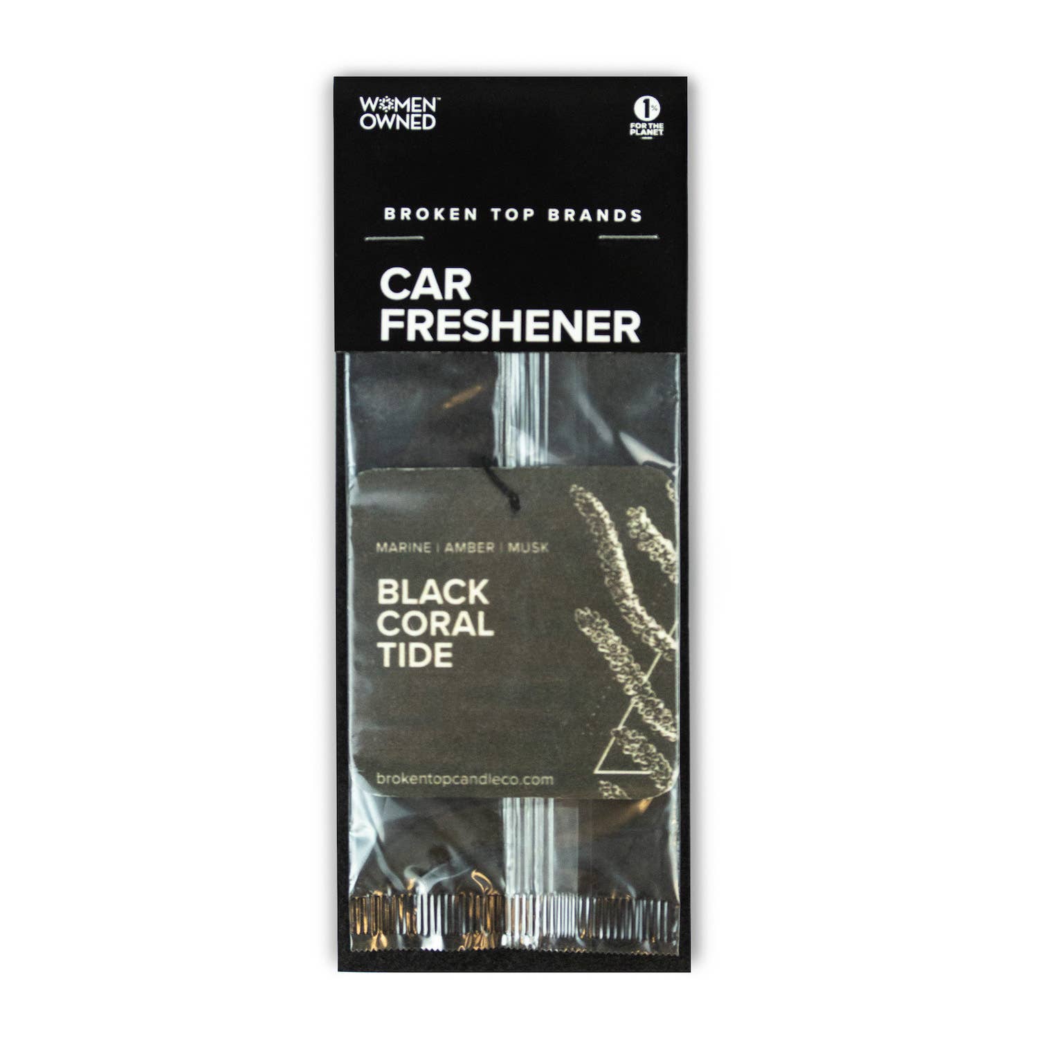 Car Fresheners Black Coral Tide | Broken Top Goods