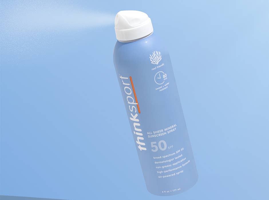 SPF 50 Sheer Mineral Sunscreen Spray | ThinkSun