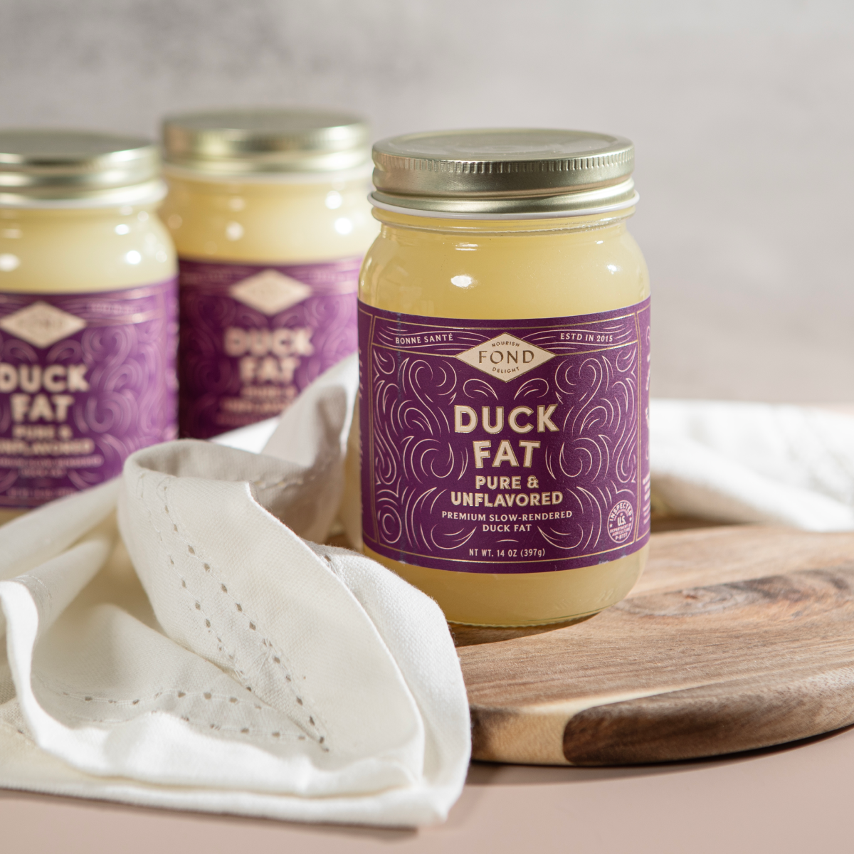 Pure & Unflavored Duck Fat | Fond Regenerative