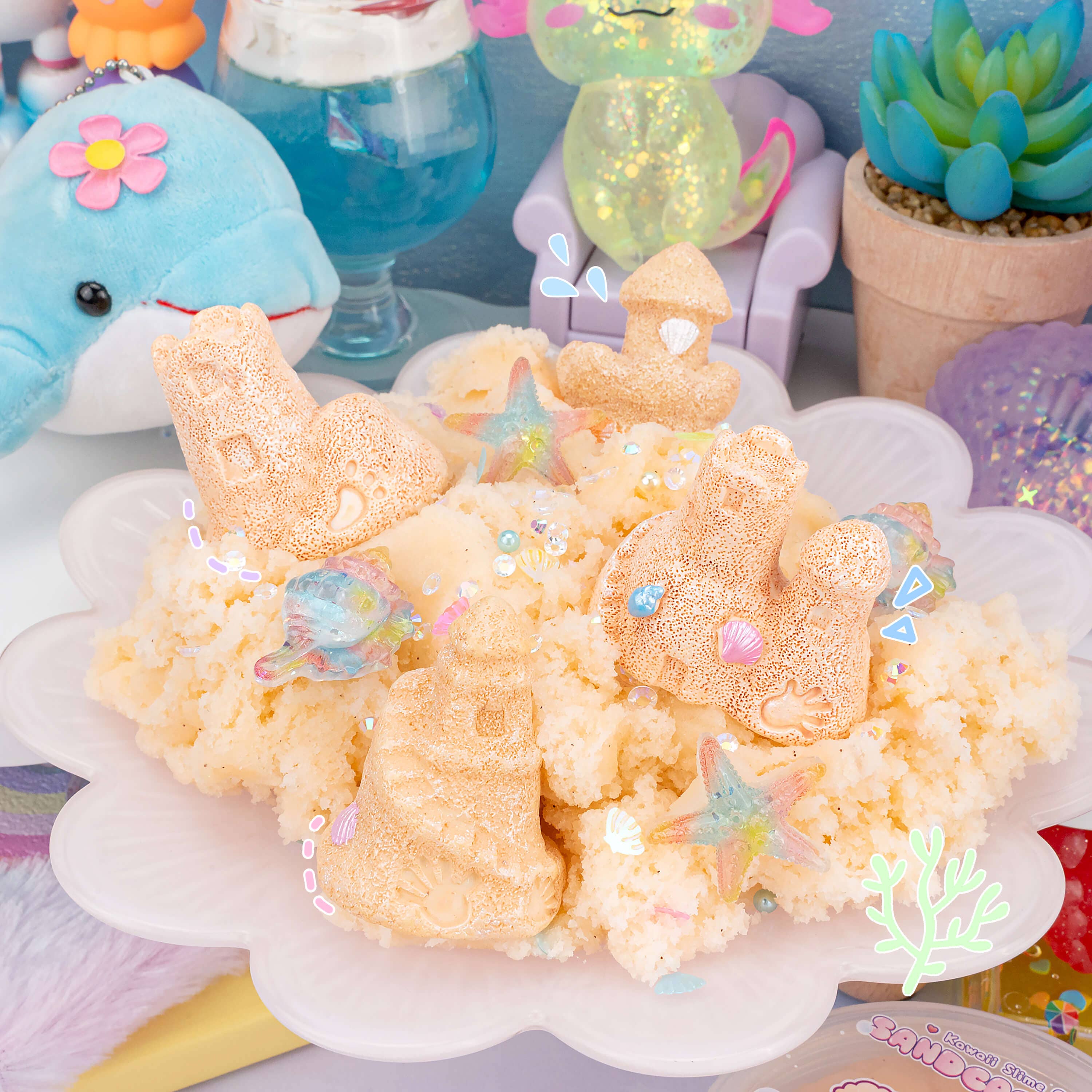Sandcastle Cove Signature Dome™ Slime | Kawaii Slime