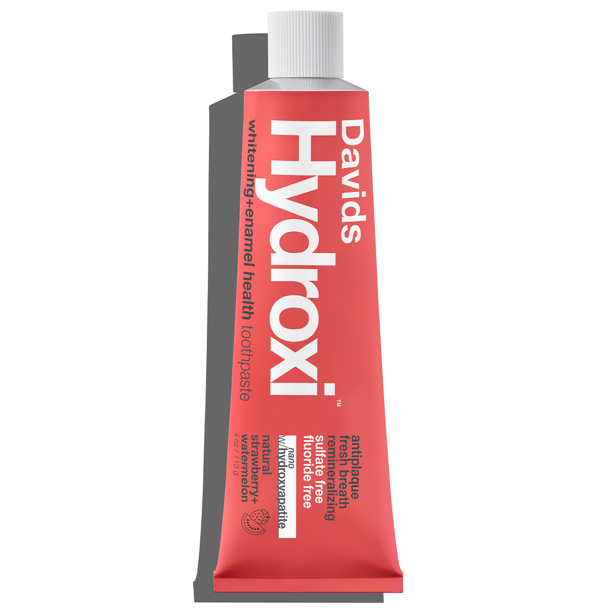 Hydroxi™ Whitening+ Enamel Health Toothpaste - Natural Strawberry + Watermelon | Davids Health Sciences, Inc