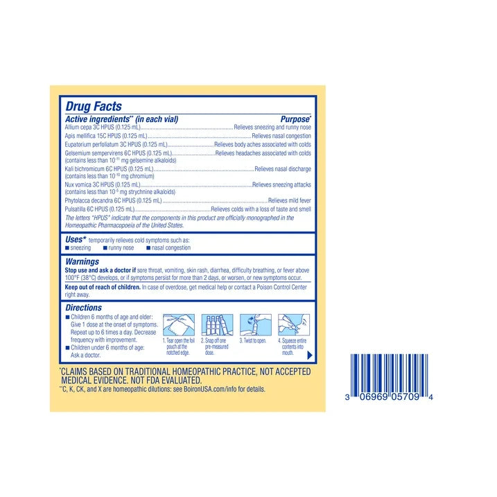 Cold Calm Baby | Boiron