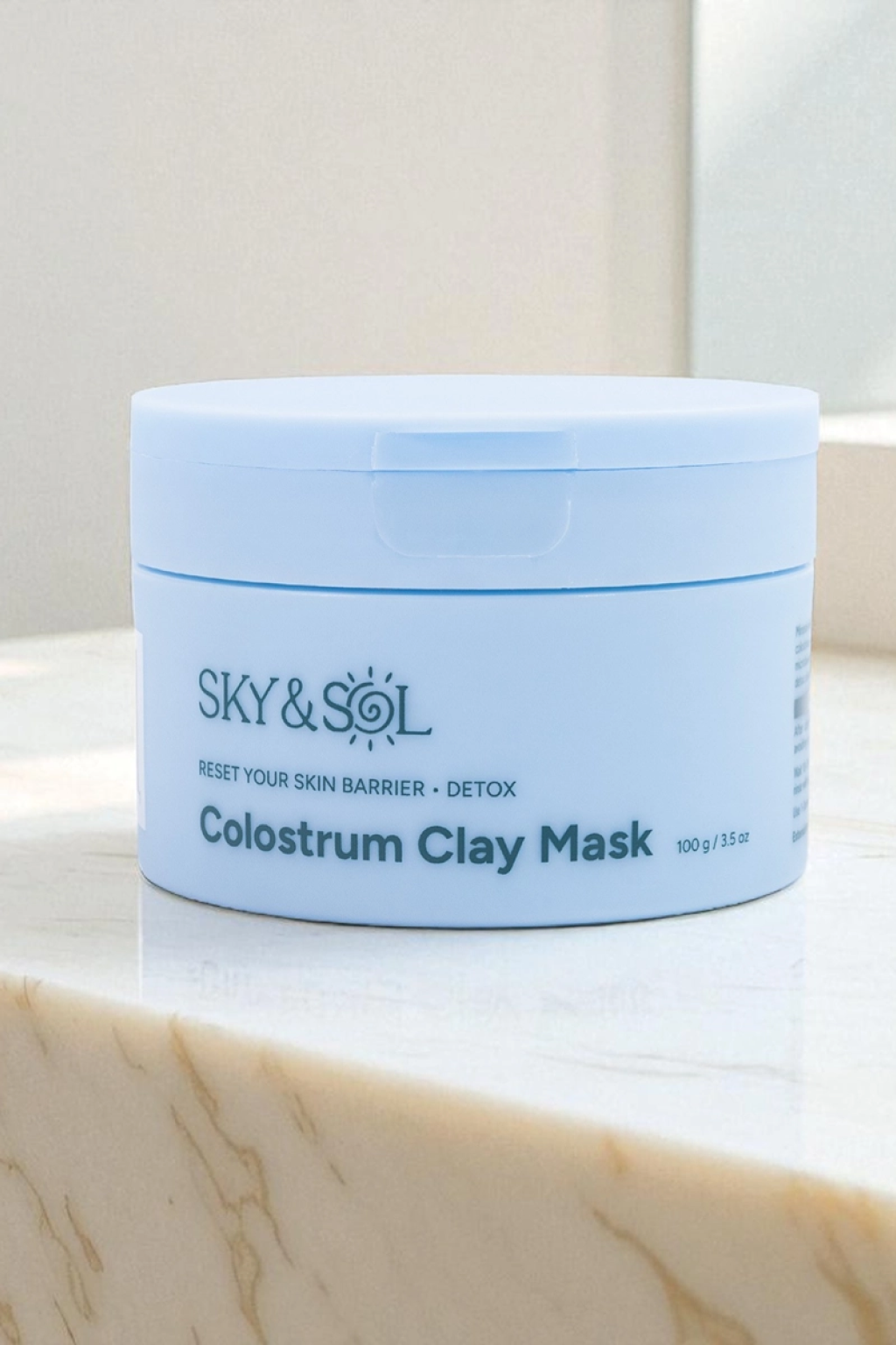 Purifying & Nourishing Tallow + Colostrum Clay Mask | Sky and Sol