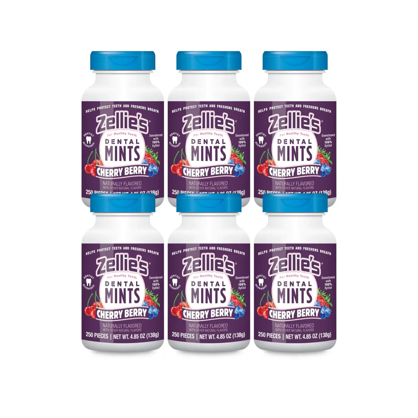 Zellie's Xylitol Dental Mints - Cherry Berry | Zellies