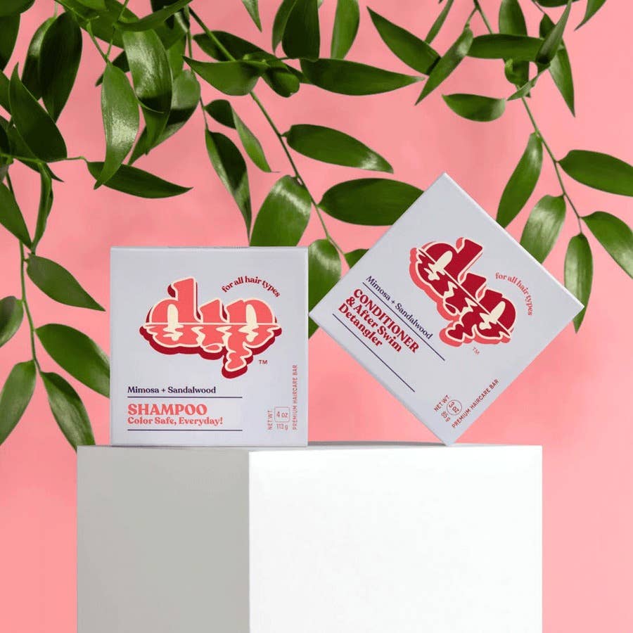 Color Safe Shampoo Bar for Every Day - Mimosa & Sandalwood | Dip