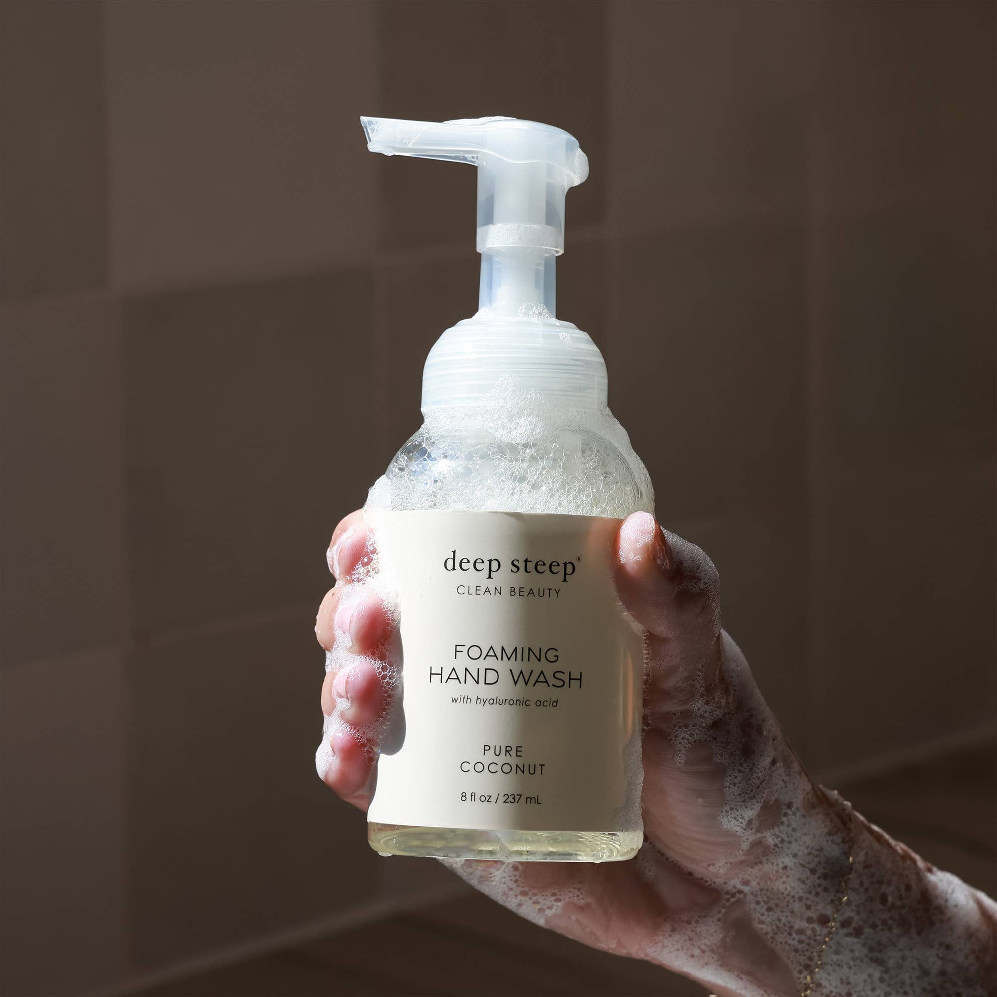 Foaming Hand Wash - Pure Coconut 8oz | Deep Steep Clean Beauty