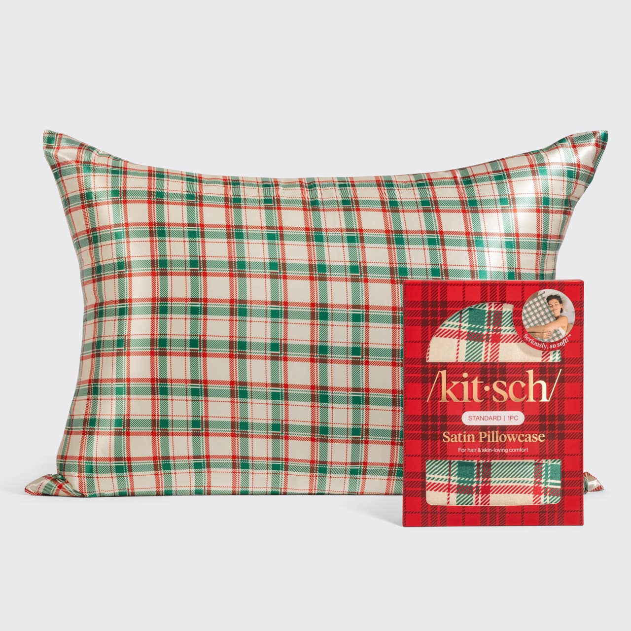 Standard Satin Pillowcase - Holiday | KITSCH