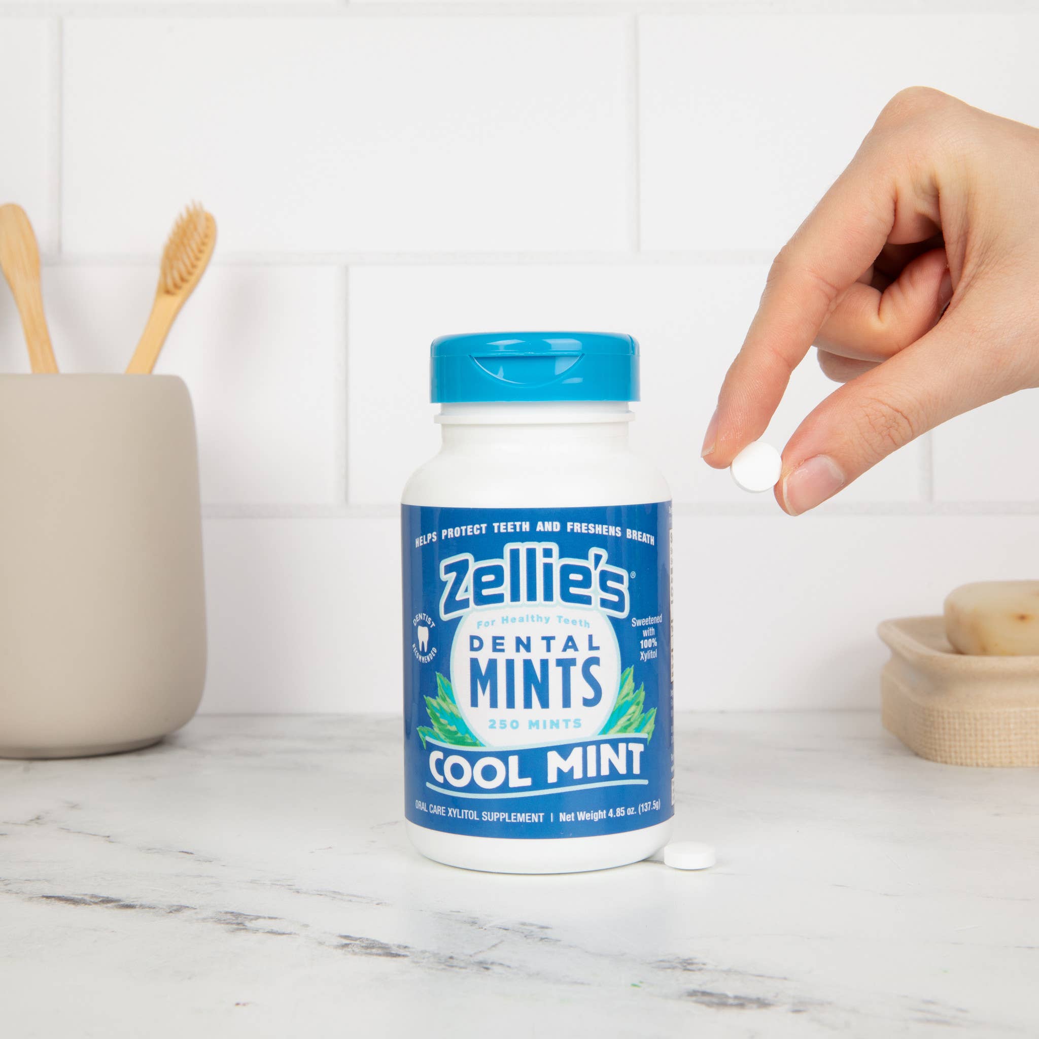 Zellie's Xylitol Dental Mints - Cool Mint | Zellies