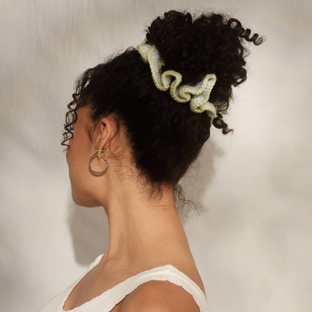 Crochet Scrunchie -  Butter Yellow | KITSCH