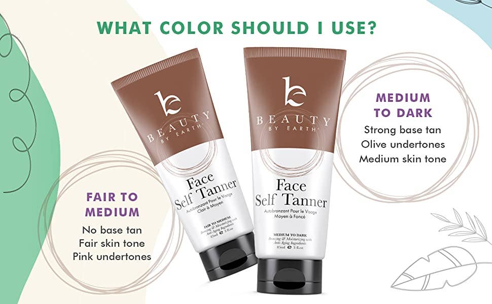 Self Tanner Face Lotion | Beauty By Earth