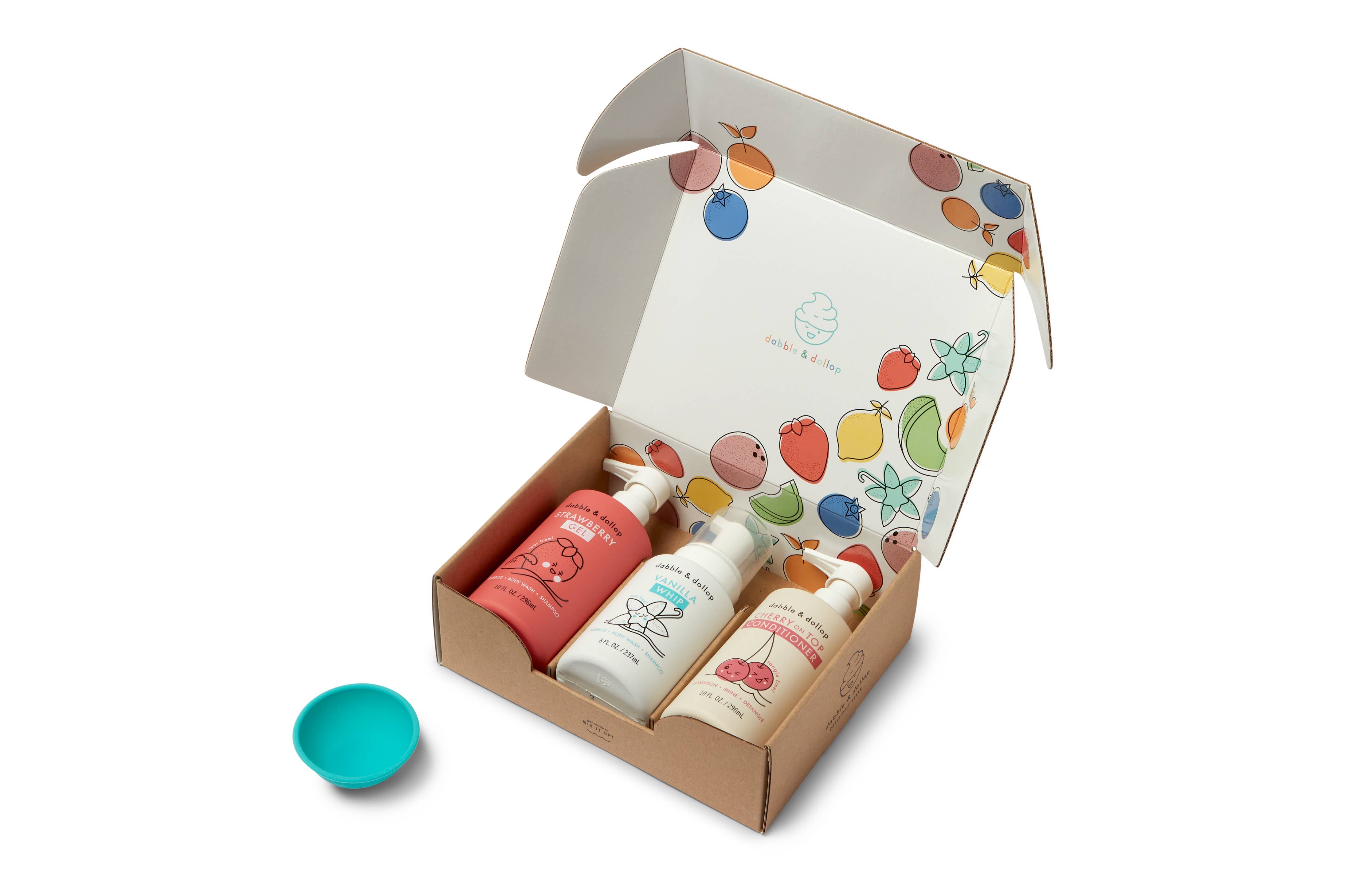 Cherry Berry Bath Gift Set | Dabble & Dollup