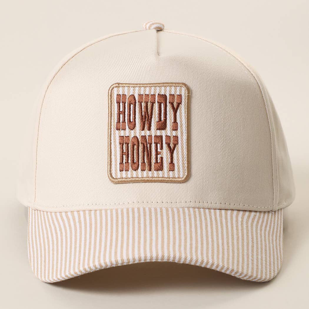 HOWDY HONEY Baseball Cap | Fashion City