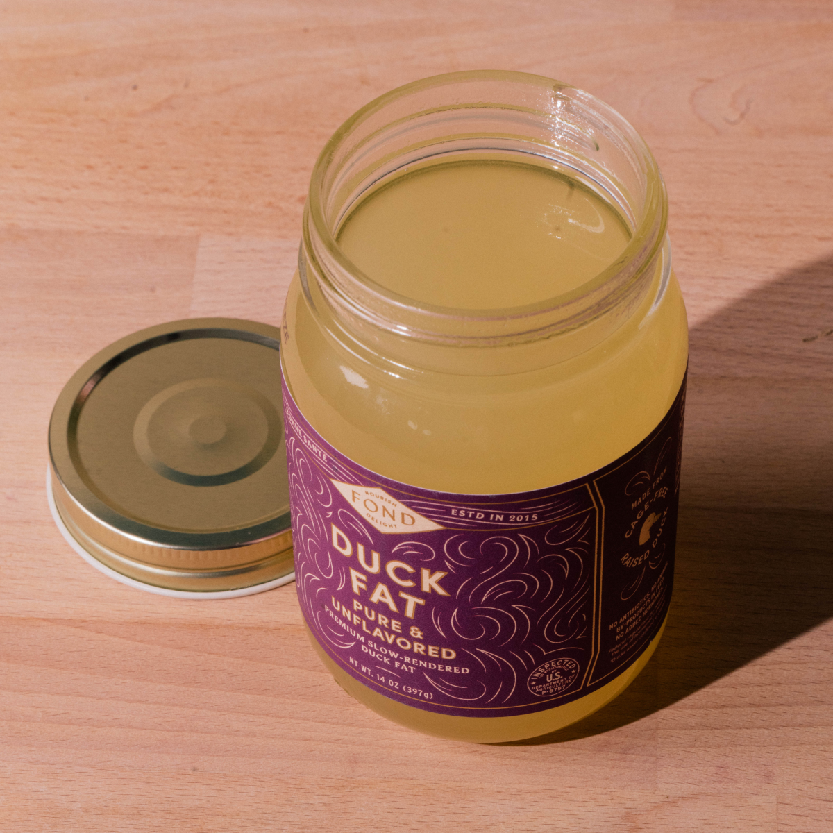 Pure & Unflavored Duck Fat | Fond Regenerative