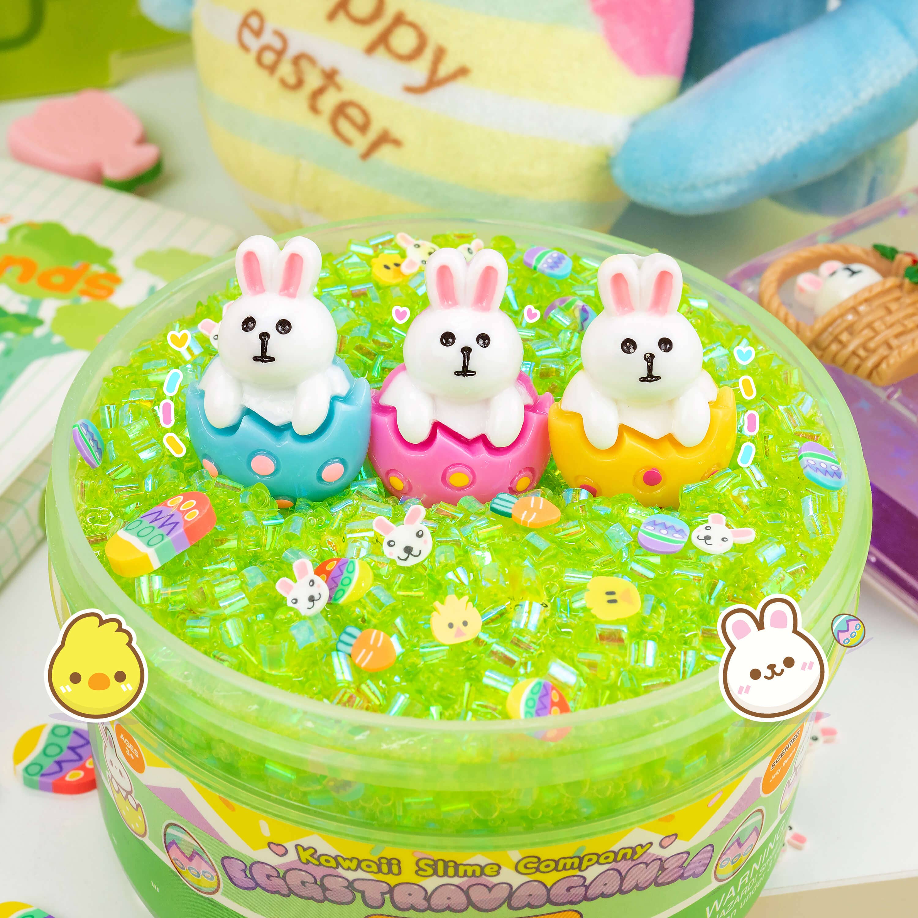 Eggstravaganza Bingsu Bead Signature Dome™ Slime | Kawaii Slime