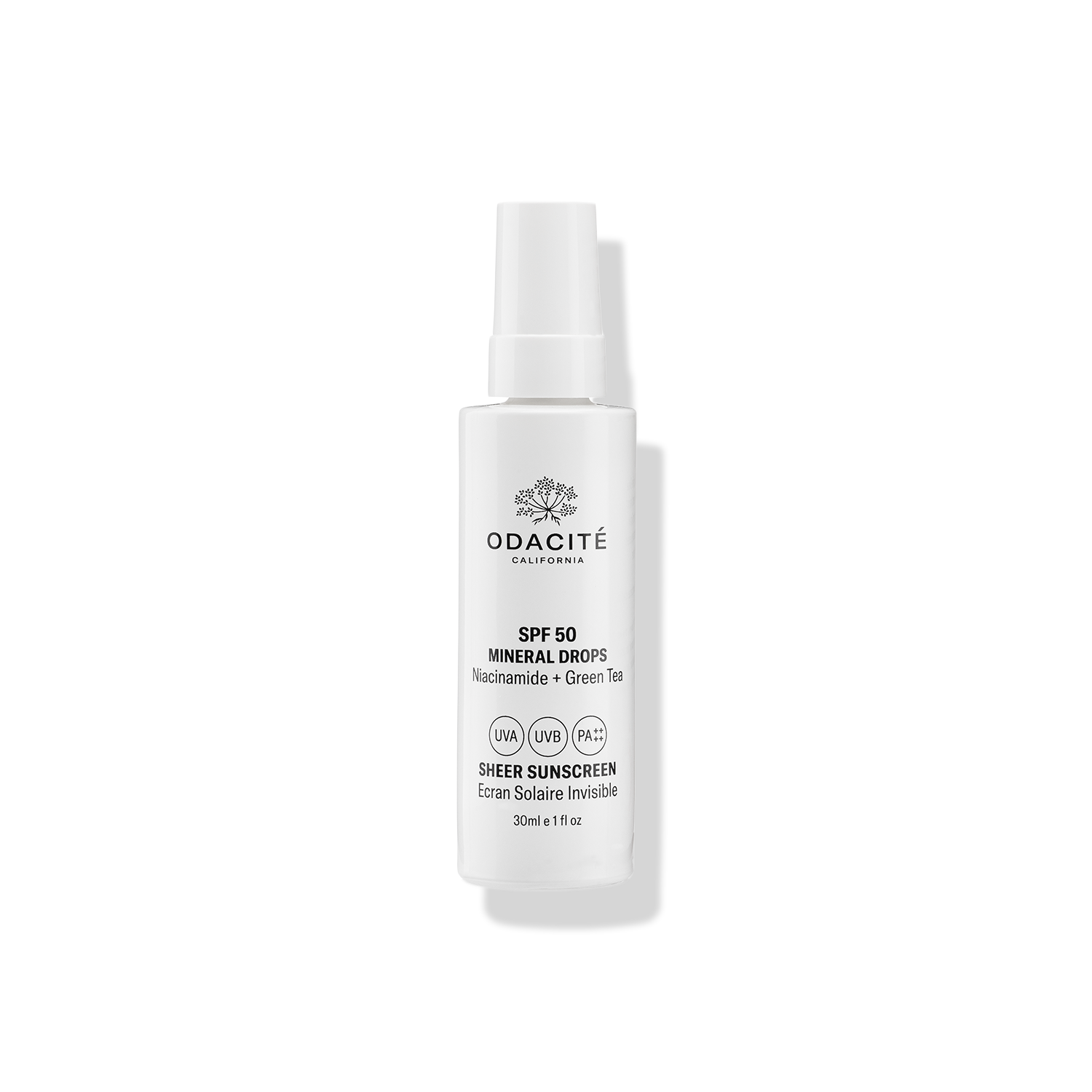 SPF 50 Mineral Drops Sheer Sunscreen | Odacité